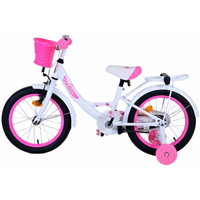 Volare kinderfiets voor meisjes, 16 inch, wit