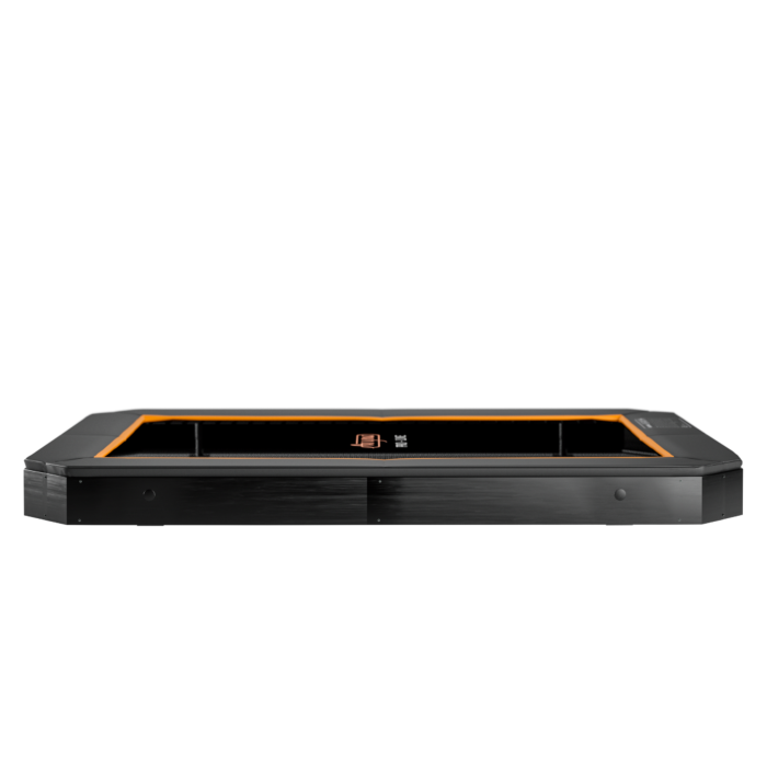 Avyna | Trampoline FlatLevel 380x255 (238) met net | Zwart