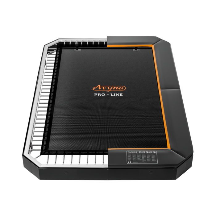 Avyna | Trampoline FlatLevel 380x255 (238) met net | Zwart