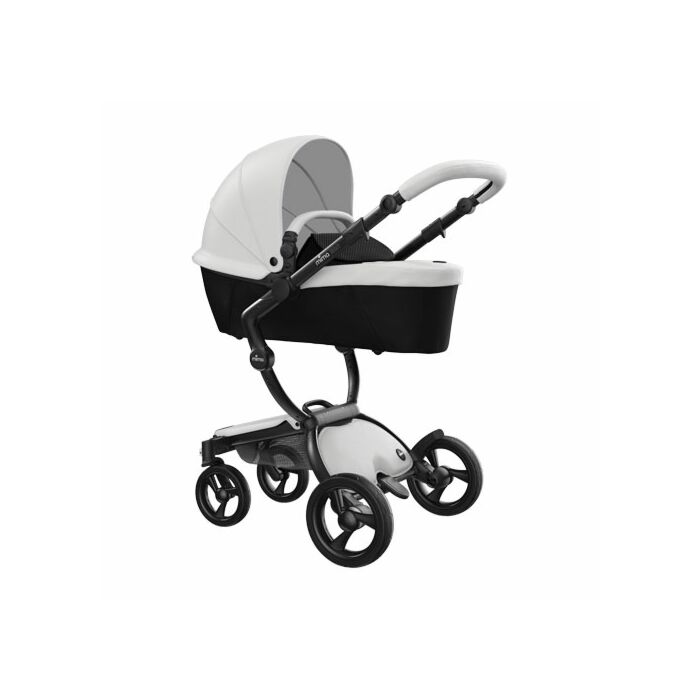 Mima Xari Kinderwagen Frame Black Zitting Kap Snow White Starter Pack Black