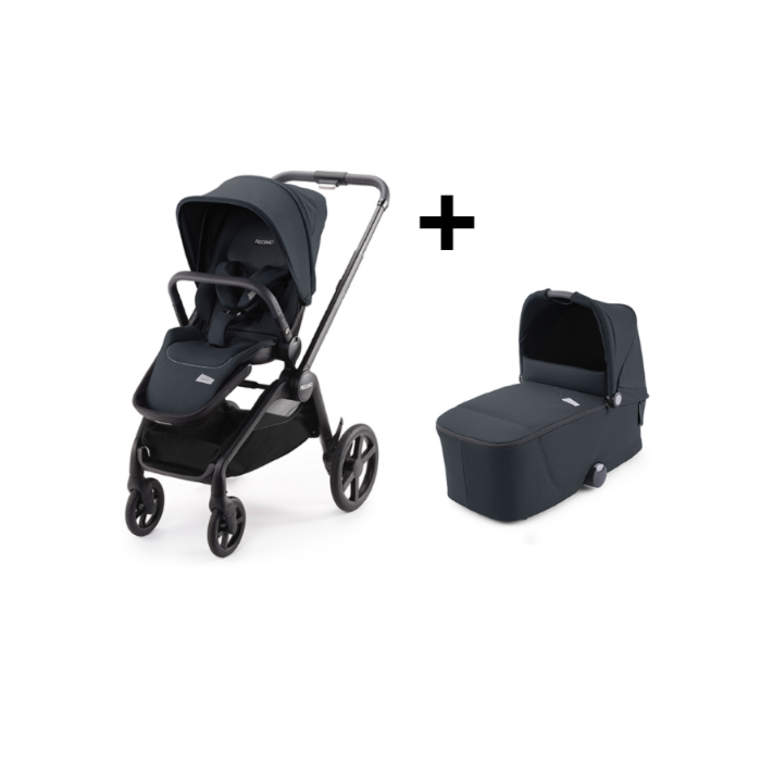 Recaro Kinderwagen Celona Black Frame - Prime Mat Black