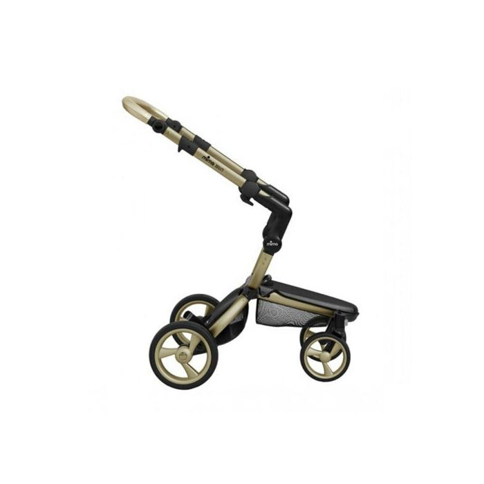 Mima Xari Kinderwagen | Onderstel – Champagne | Zitje + Kap – Sneeuwwit | Startpakket – Zandbeige