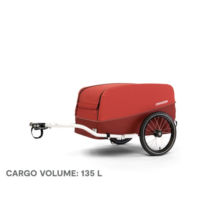 Croozer Cargo Pakko Fietskar / Transportkar Lava Rood | Babyhuys.com