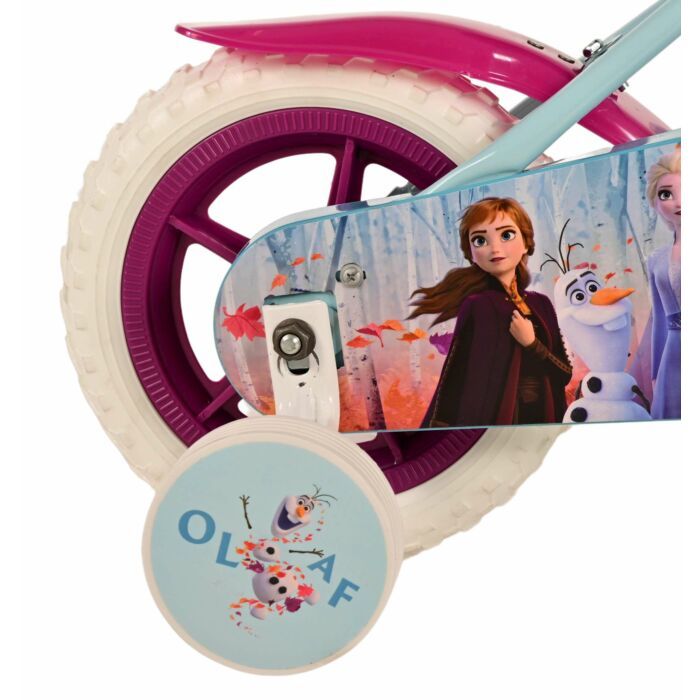 Disney kinderfiets 10 inch voor meisjes – blauw/paars