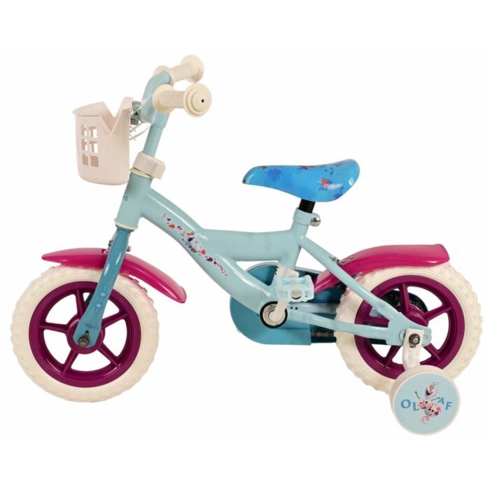 Disney kinderfiets 10 inch voor meisjes – blauw/paars