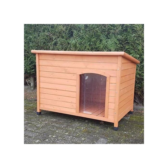 Hondenhok Bungalow L | Houten | 116 x 76 x 82 cm | Geschikt voor middelgrote en grote honden