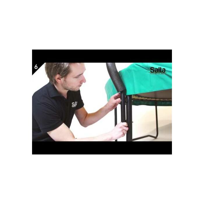 Salta | Trampoline 366 cm | Zwart met Veiligheidsnet