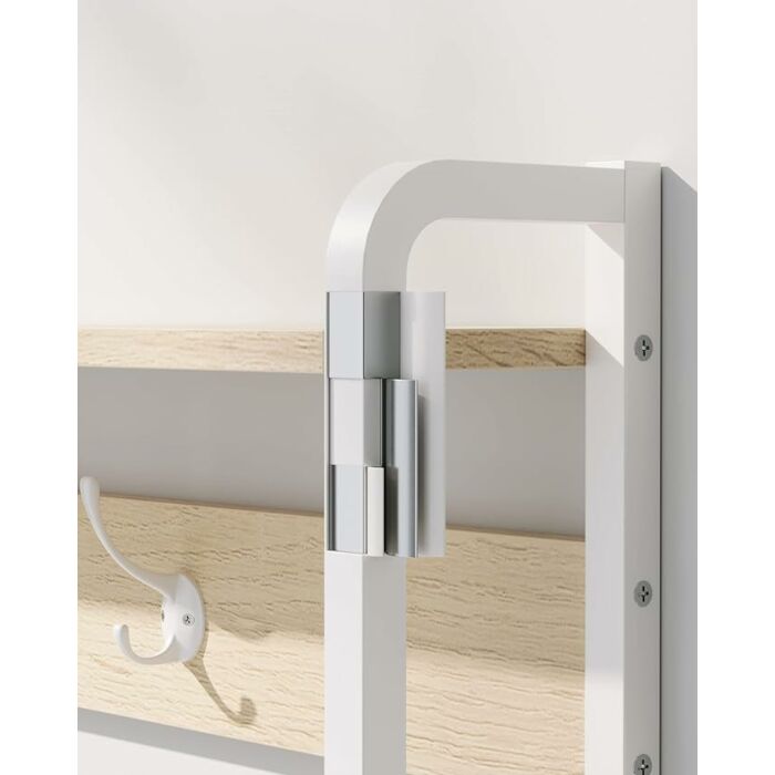 Hoppa! | Kapstok met Schoenenkast | Modern Design Eikenwit