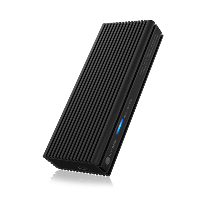 Vooraanzicht: Raidsonic IB-1916M-C32 USB Type-C voor M.2 NVMe SSD