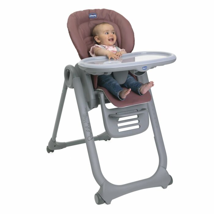 Chicco Eetstoel Polly Magic Relax Mauve | Babyhuys.com