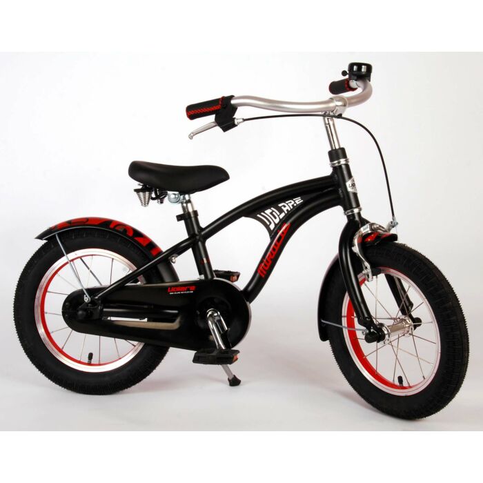 Volare Miracle Cruiser | Kinderfiets | 14 inch | Jongens | Mat Zwart