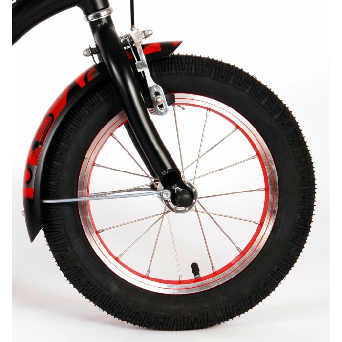 Volare Miracle Cruiser | Kinderfiets | 14 inch | Jongens | Mat Zwart