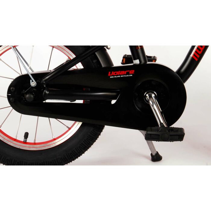 Volare Miracle Cruiser | Kinderfiets | 14 inch | Jongens | Mat Zwart