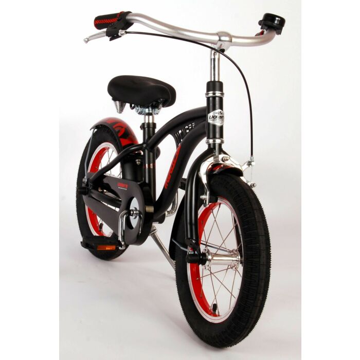 Volare Miracle Cruiser | Kinderfiets | 14 inch | Jongens | Mat Zwart