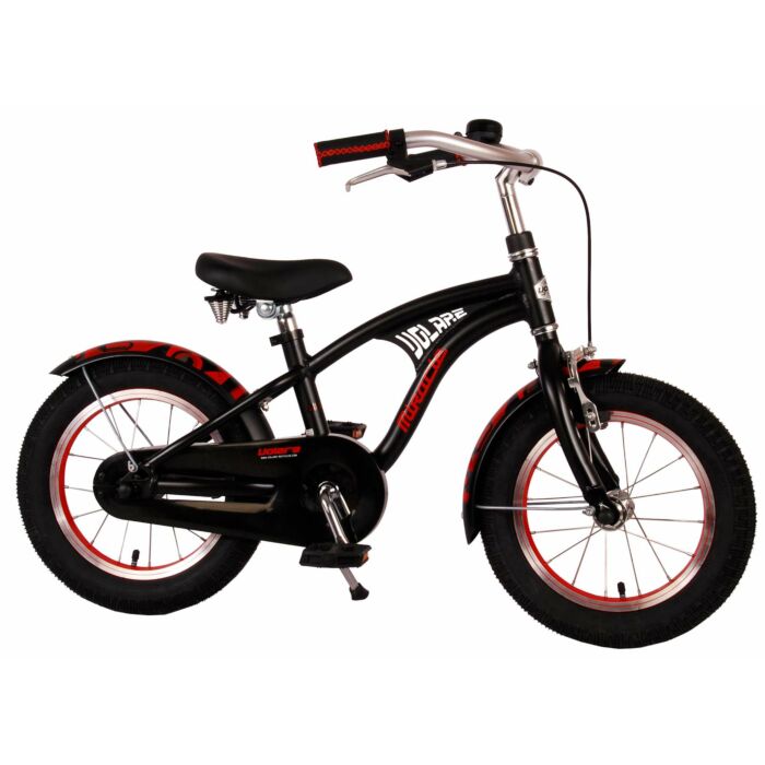 Volare Miracle Cruiser | Kinderfiets | 14 inch | Jongens | Mat Zwart