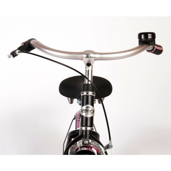 Volare Miracle | Kinderfiets | 14 inch | Meisjes | Mat Zwart