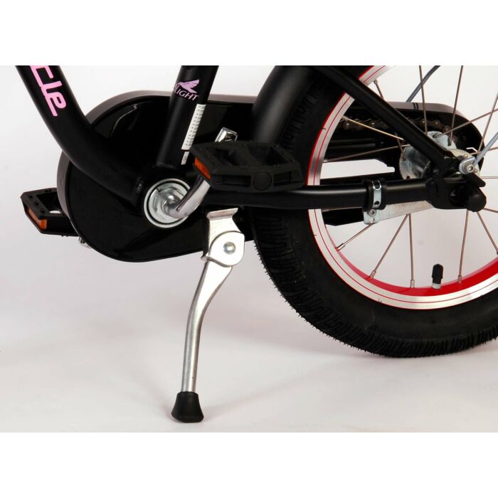 Volare Miracle | Kinderfiets | 14 inch | Meisjes | Mat Zwart
