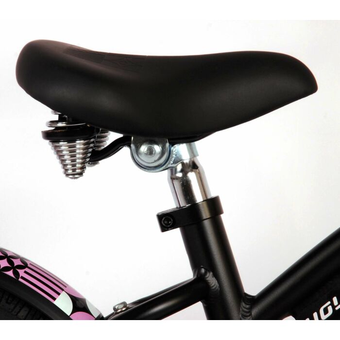 Volare Miracle | Kinderfiets | 14 inch | Meisjes | Mat Zwart
