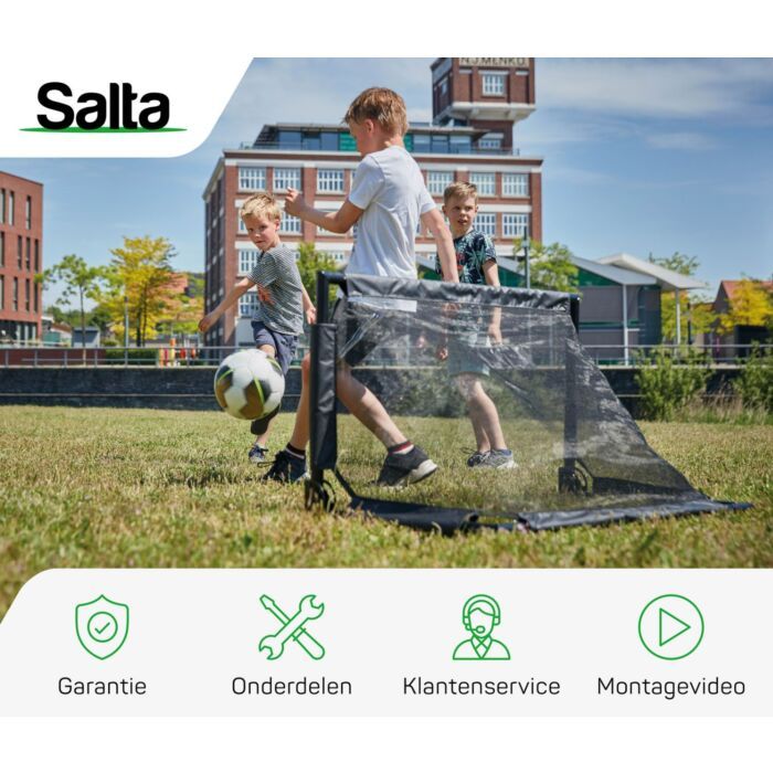 Salta Challenge Voetbaldoel 100x60x60cm | Inklapbaar | Set van 2