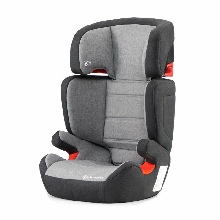 Kinderkraft Junior Fix Autositz - Schwarz/Grau (15-36kg) - Babyhuys.com