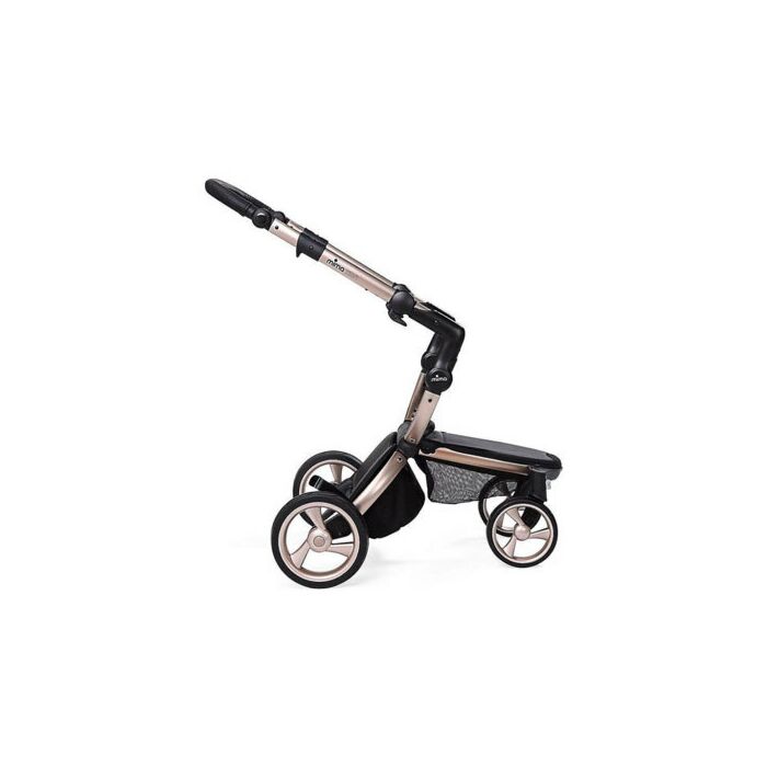 Mima Xari Kinderwagen | Frame - Rose Gold | Zitting + Kap - Argento | Starter Pack - Sandy Beige