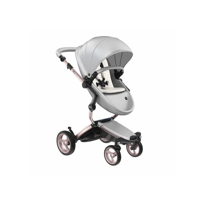 Mima Xari Kinderwagen | Frame - Rose Gold | Zitting + Kap - Argento | Starter Pack - Sandy Beige
