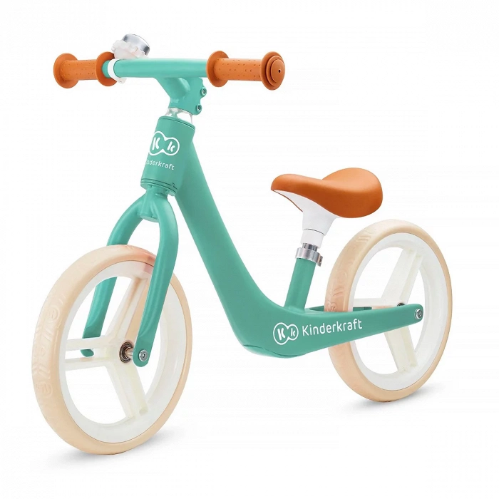 Kinderkraft Balance bike FLY PLUS midnigt green | Babyhuys.com