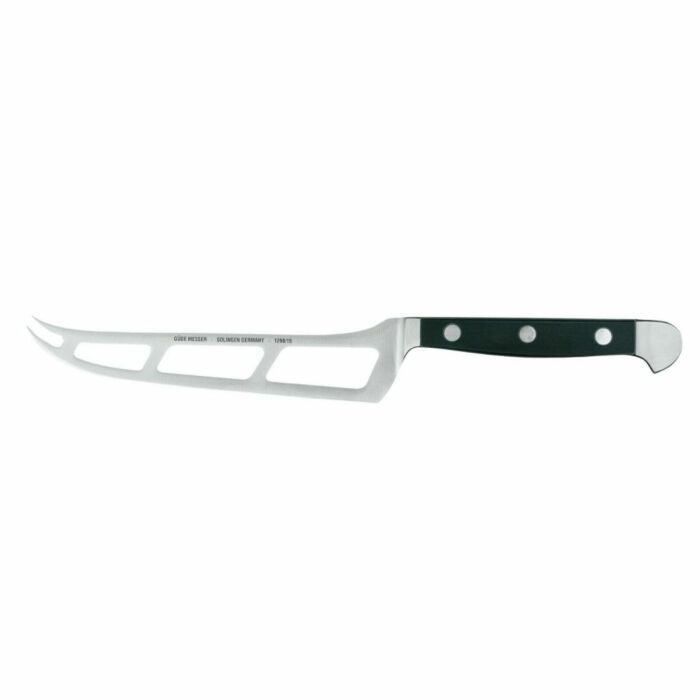 Vooraanzicht: Güde Alpha zachte-kaasmes 15 cm POM zwart 1290/15