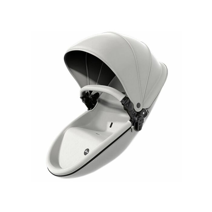 Mima Xari Kinderwagen | Frame - Grafietgrijs | Zitting + Kap - Sneeuwwit | Starterpakket - Zwart & Wit