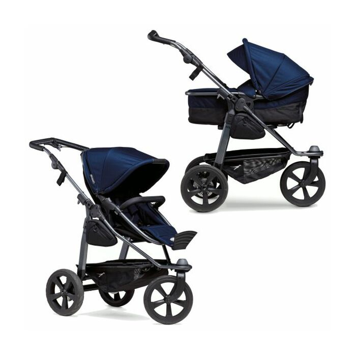 TKF Mono Ecco Combi Kinderwagen - Navy - Babyhuys.com