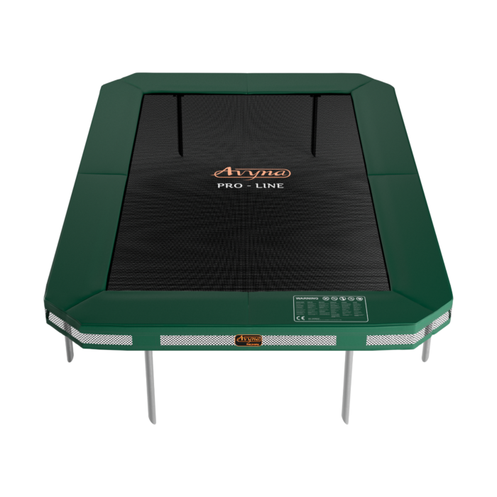 Avyna Pro-Line | Trampoline InGround 380x255 | Groen | NU MET GRATIS AFDEKHOES