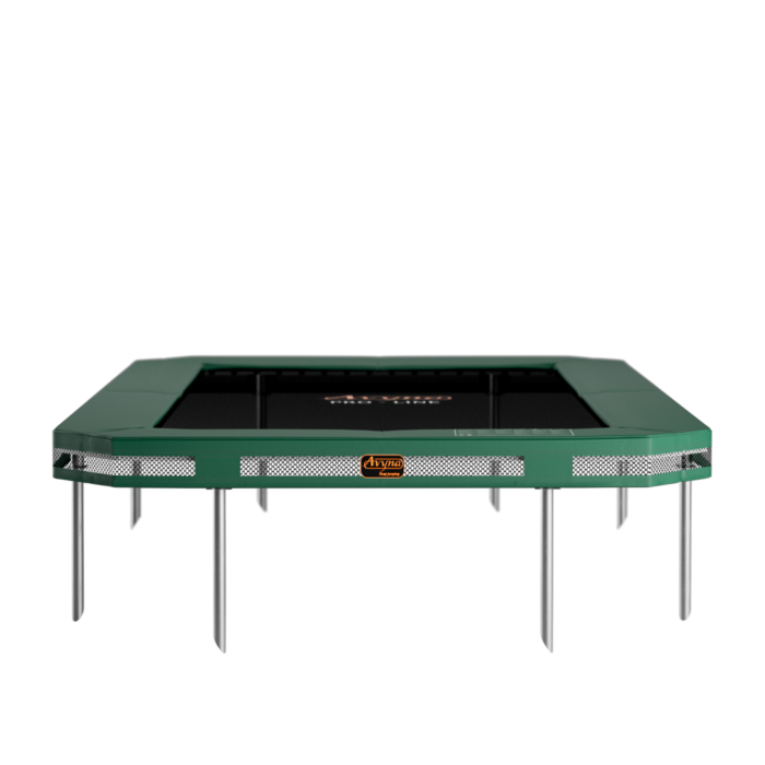 Avyna Pro-Line | Trampoline InGround 380x255 | Groen | NU MET GRATIS AFDEKHOES