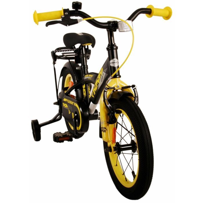 Volare | Thombike Kinderfiets | Jongens - 14 inch - Zwart Geel