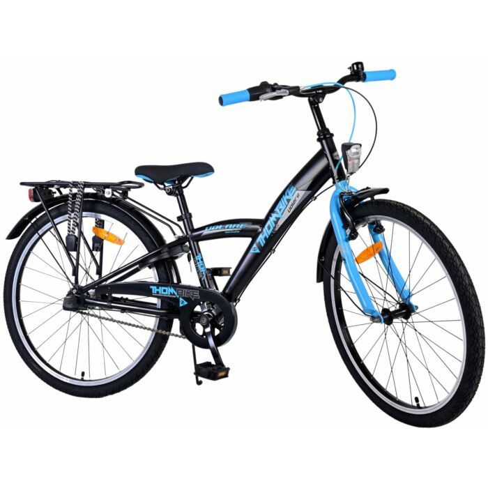 Volare Thombike Kinderfiets - Jongens - 24 inch - Zwart Geel (22506)