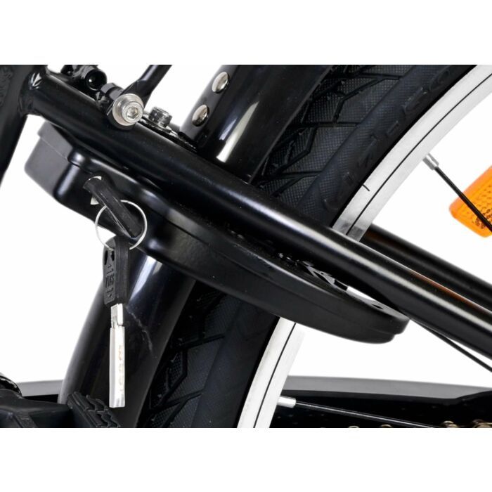 Volare Thombike Kinderfiets - Jongens - 24 inch - Zwart Geel (22506)