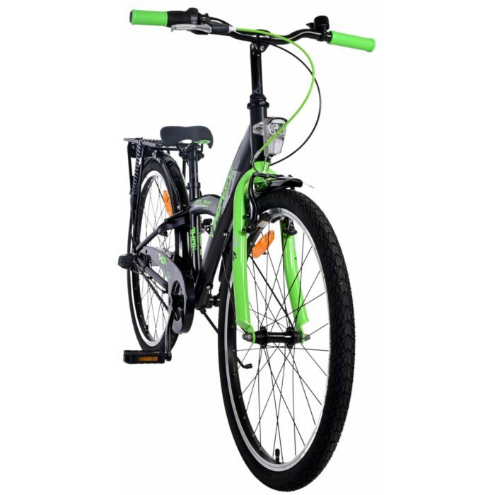 Volare | Thombike | Jongens | 24 inch | Groen/Zwart | 3 Versnellingen