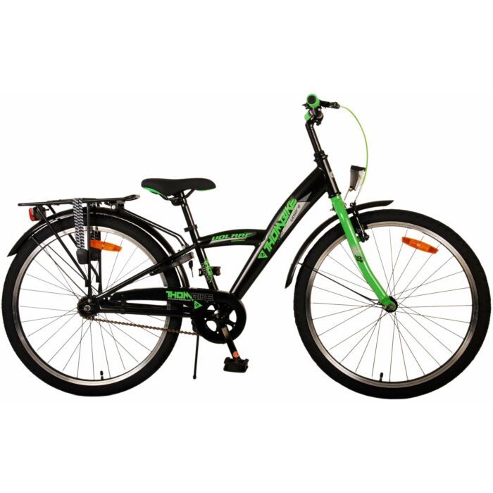 Volare | Kinderfiets | 24 inch | Jongens | Zwart-groen