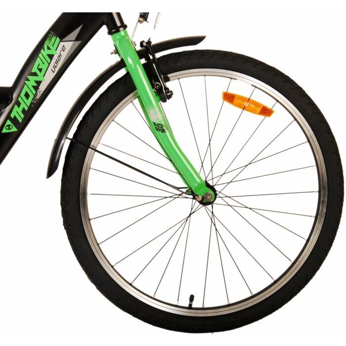 Volare | Kinderfiets | 24 inch | Jongens | Zwart-groen