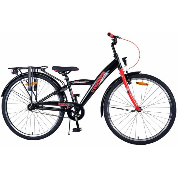 Volare Thombike 26-inch jongensfiets – zwart/rood