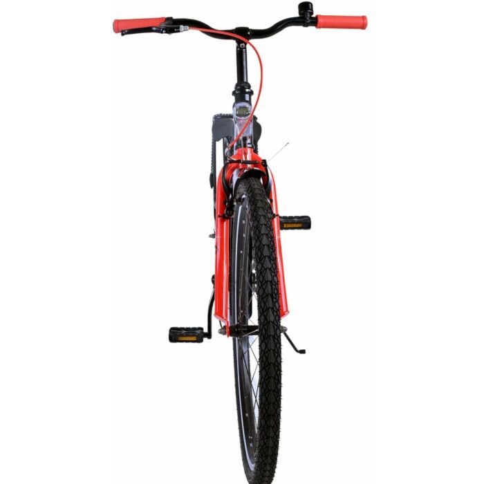 Volare Thombike 26-inch jongensfiets – zwart/rood