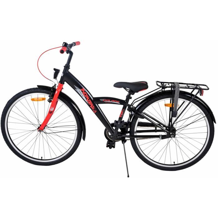 Volare Thombike 26-inch jongensfiets – zwart/rood
