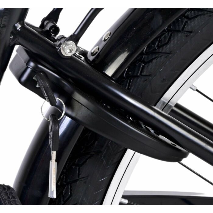 Volare Thombike 26-inch jongensfiets – zwart/rood