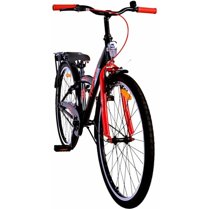 Volare Thombike 26-inch jongensfiets – zwart/rood