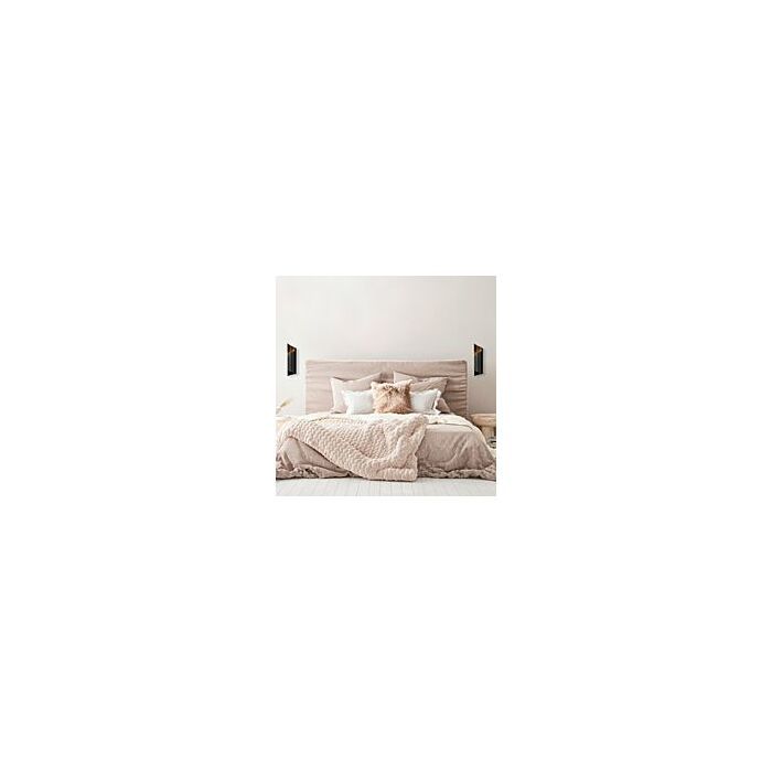Asir | Wandlamp | Zwart - 10 x 16 x 35 cm