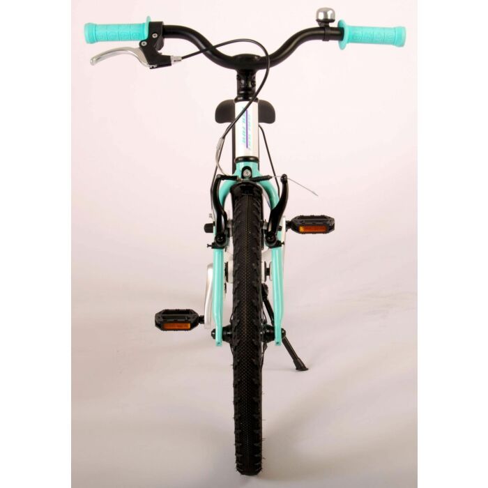 Volare Glamour | Kinderfiets | 18 inch | Meisjes | Wit/Mint Groen