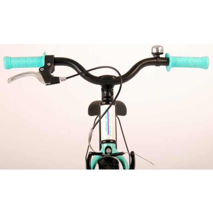 Volare Glamour | Kinderfiets | 18 inch | Meisjes | Wit/Mint Groen