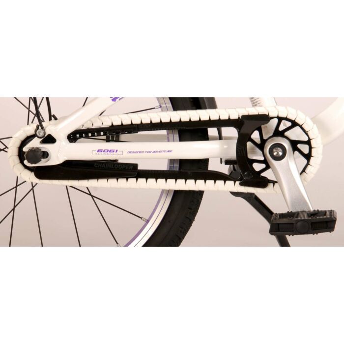 Volare Glamour | Kinderfiets | 18 inch | Meisjes | Wit/Mint Groen