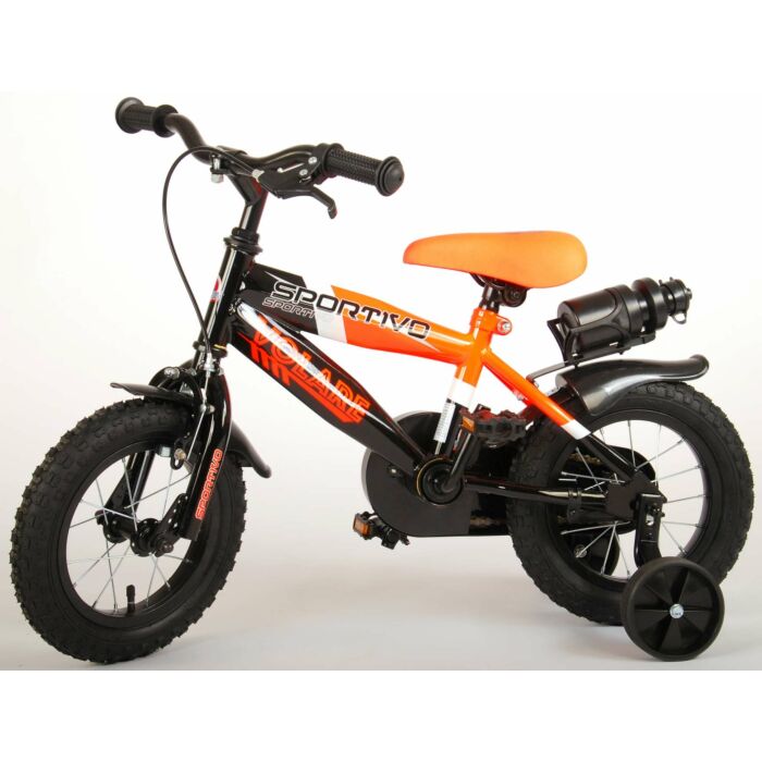 Volare Sportivo | Kinderfiets | 12 inch | Jongens | Neon Groen Zwart