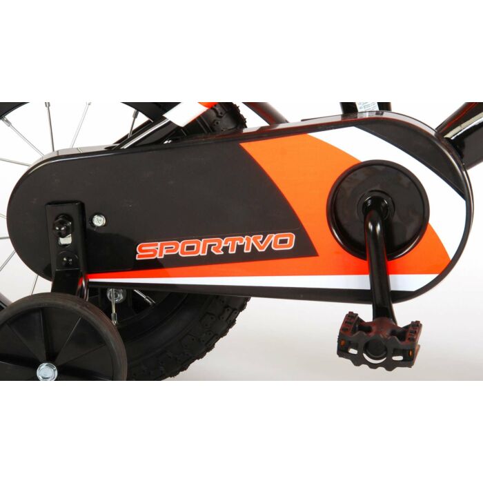 Volare Sportivo | Kinderfiets | 12 inch | Jongens | Neon Groen Zwart