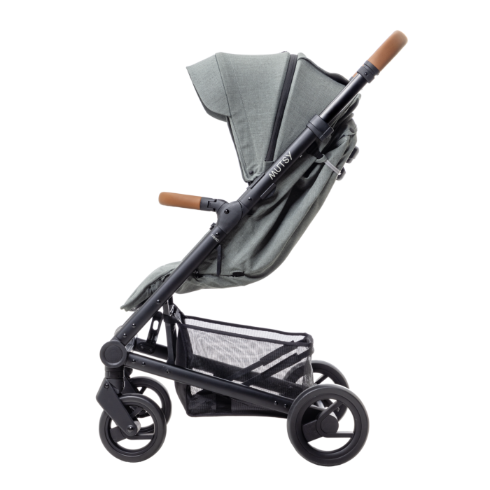 Mutsy Nexo stroller Moss Grey Silver frame